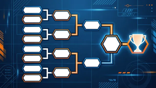 Diagrama de llave de eliminación directa con ocho equipos mostrando cuartos de final, semifinal y final